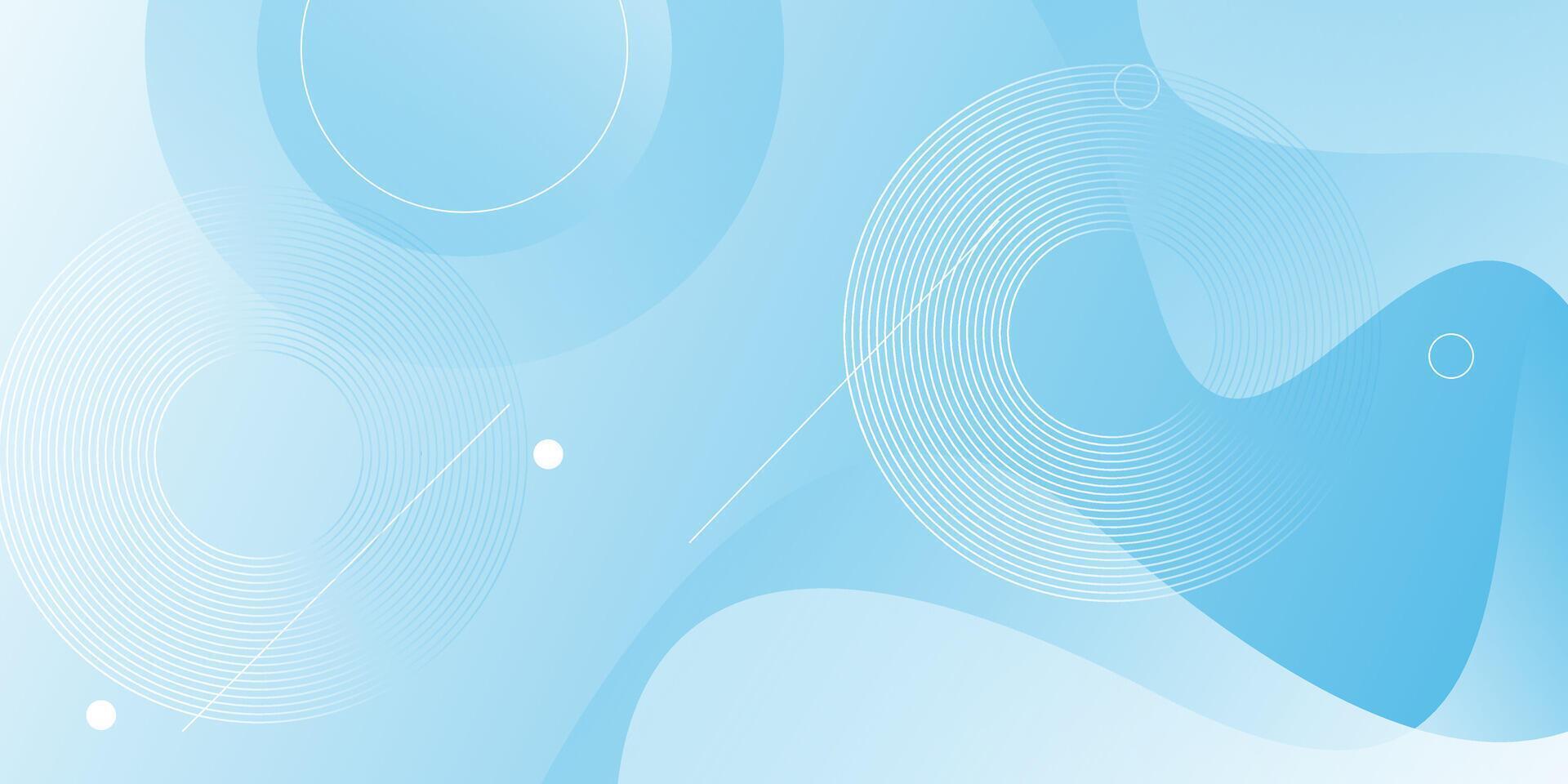 Abstract Blue Background with Geometric Shapes and Lines. vector