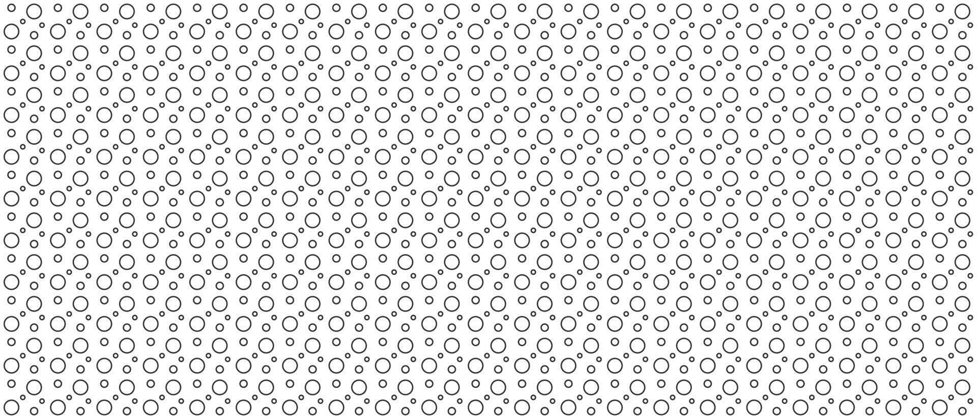 Abstract background with circles. illustration. Black and white pattern. vector