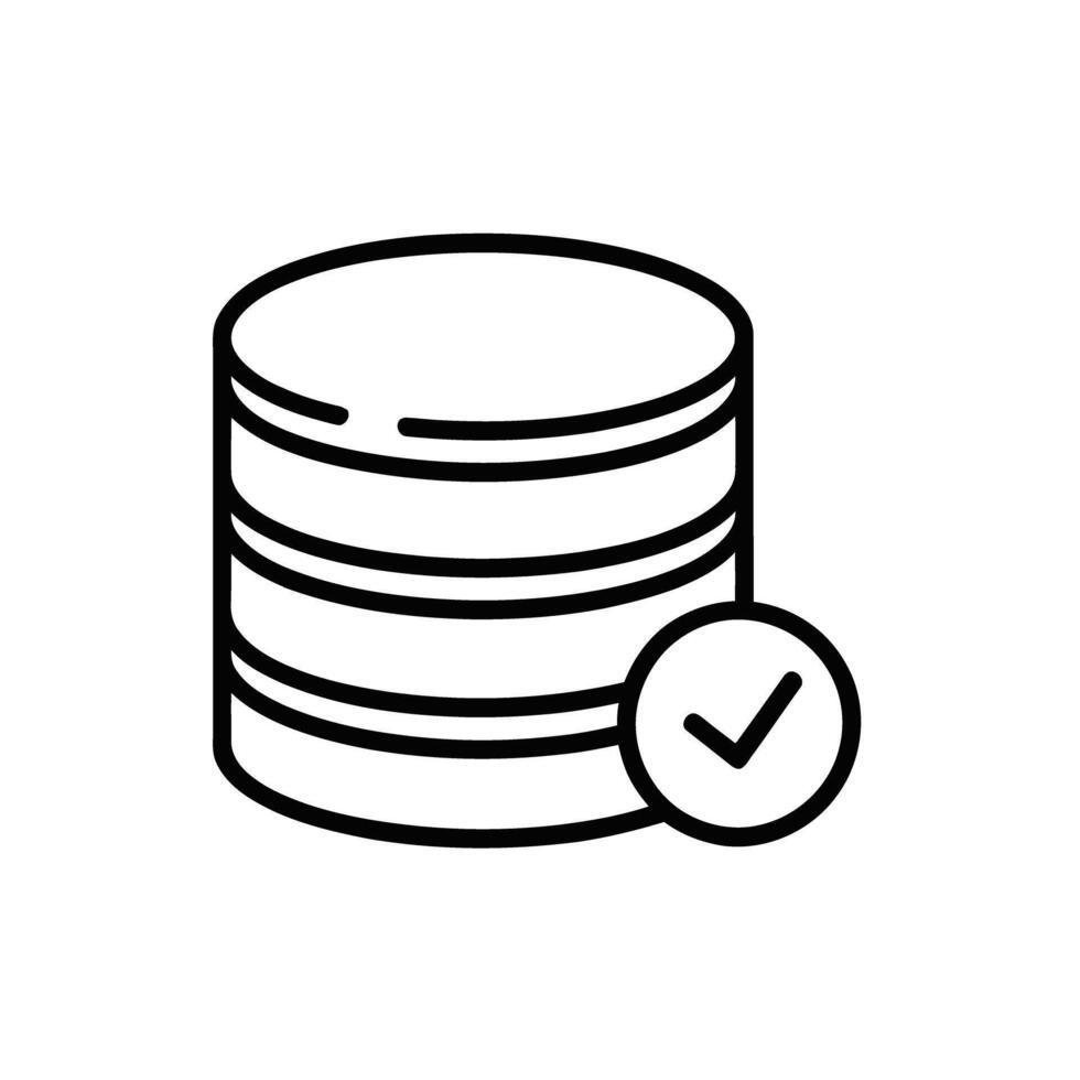 base de datos apilar con validación cheque marca para datos integridad y exitoso procesos vector