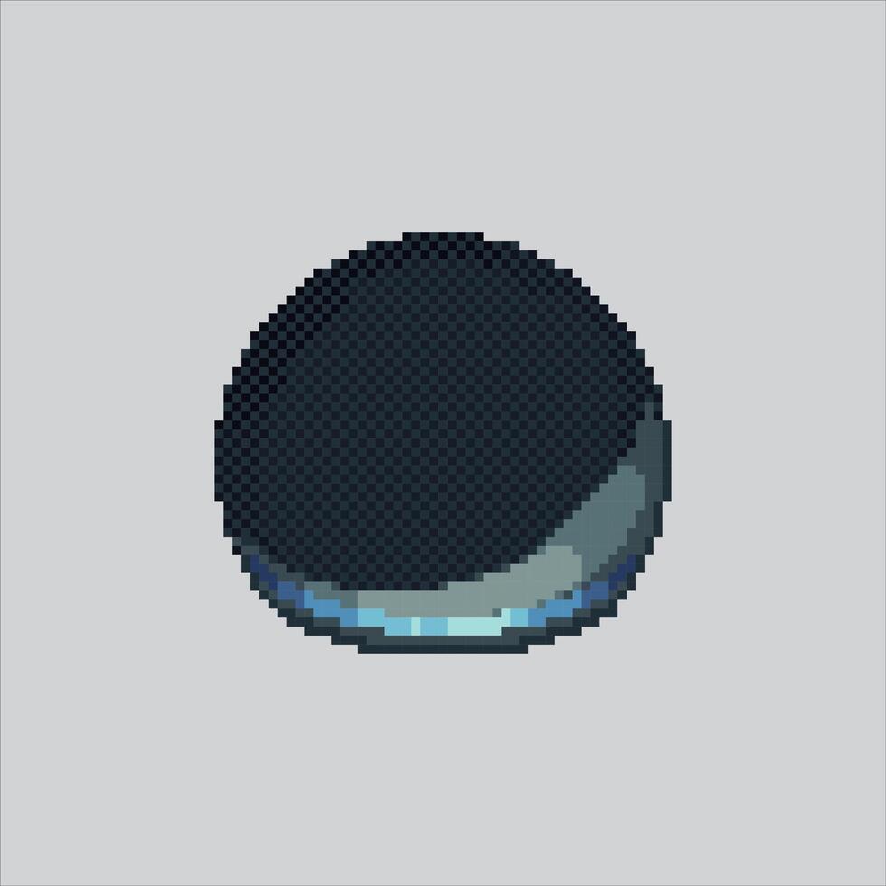 Pixel art Smart Speaker Sound Tech icon Illustration for game design vector