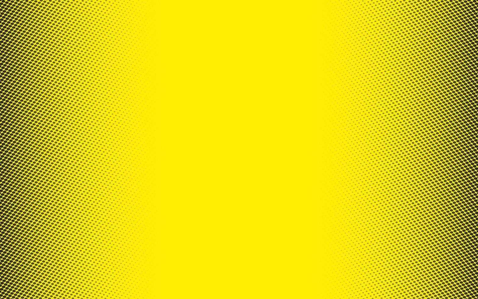 Yellow background with halftone pattern. Good for use in print media and flyers. vector