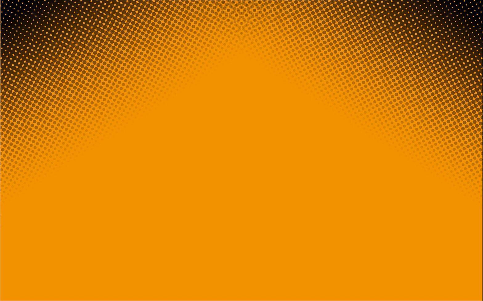 Orange background with halftone pattern. Good for use in print media and flyers. vector