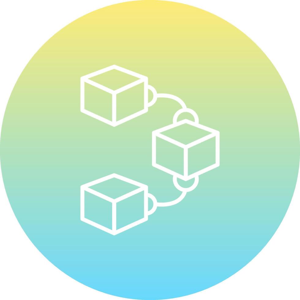 Blockchain Advanced UI Graphic Layout vector