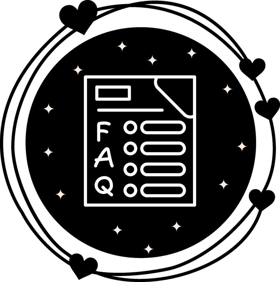 Preguntas más frecuentes documento único creativo diseño diseño vector