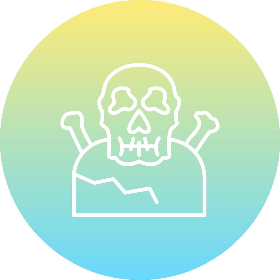 Skeleton Sharp Creative Design Object vector