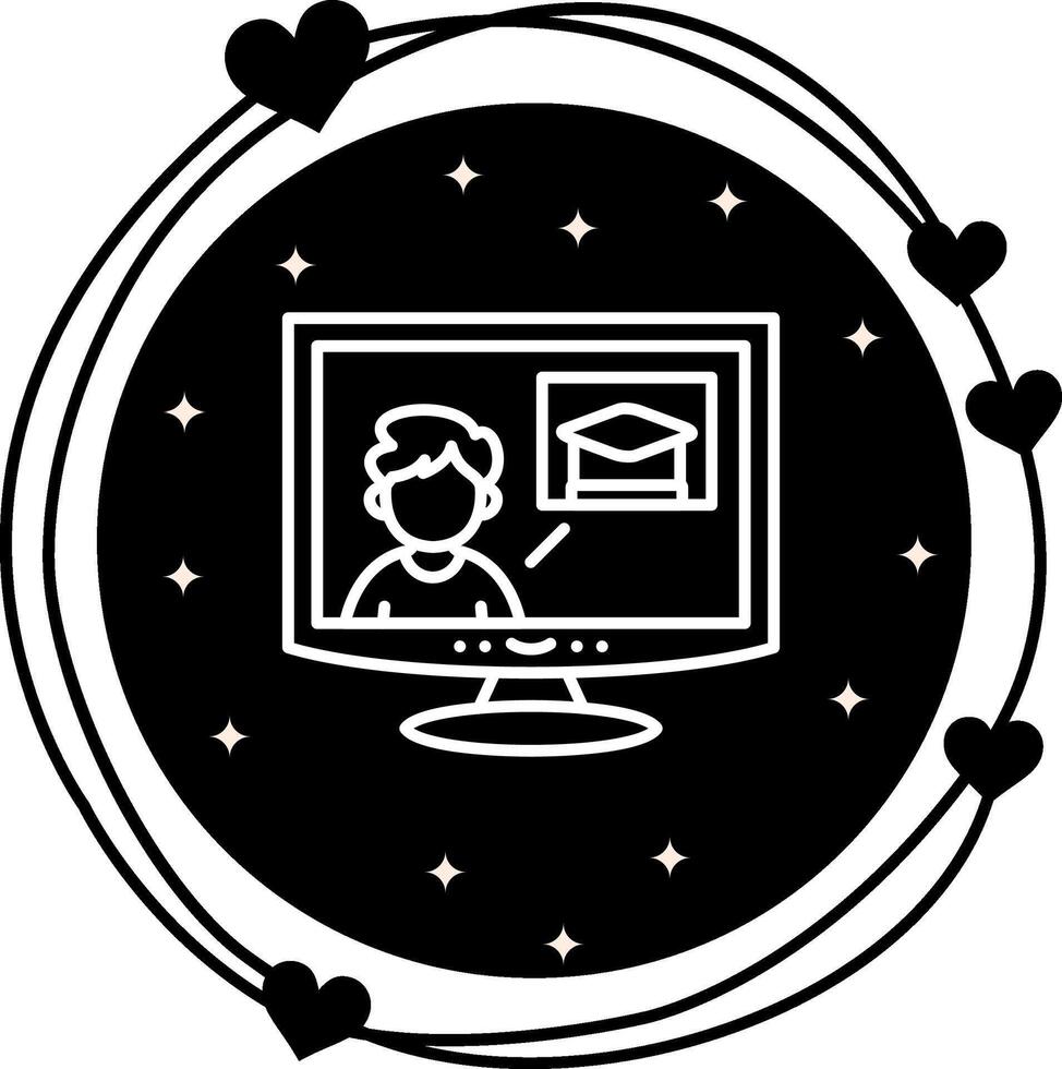 E learning Dynamic Digital Graphic Feature vector