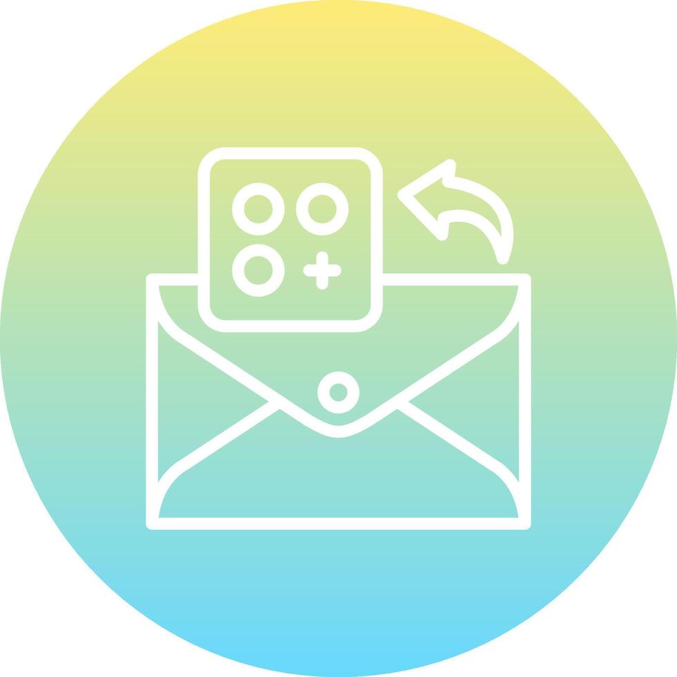 Email App Advanced Web Graphic Symbol vector