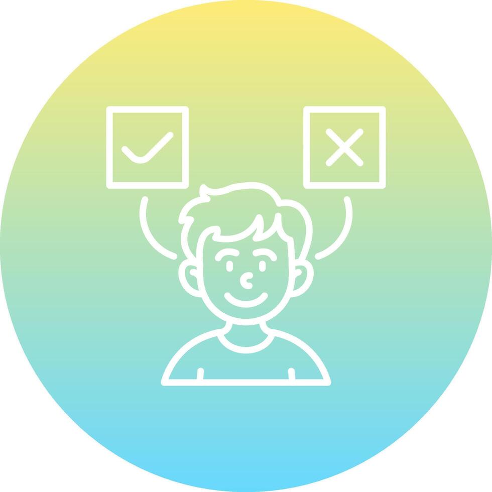 Decision Making Balanced Flat Design Feature vector