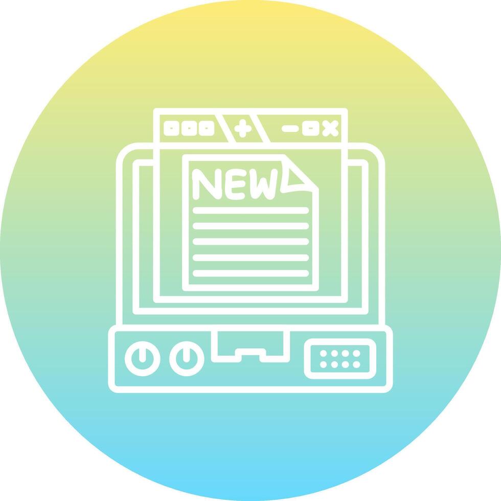 Program New Features Custom User Interface Layout vector