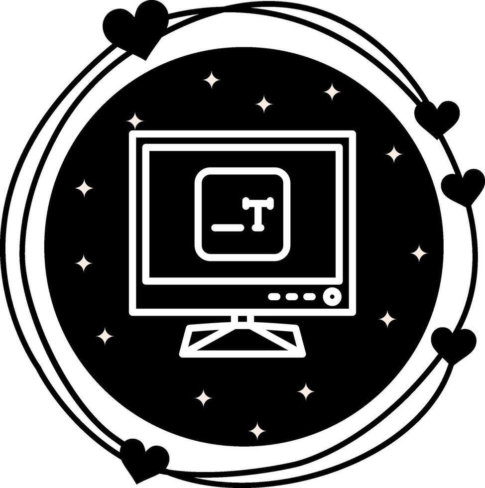 Tv Type Consistent UI Graphic Element vector