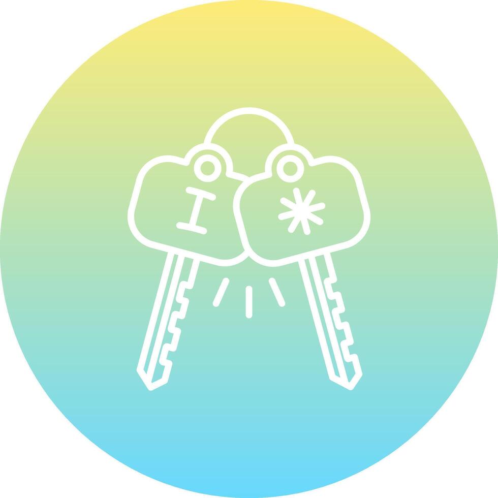 Surrogate Key High Resolution Design Mark vector