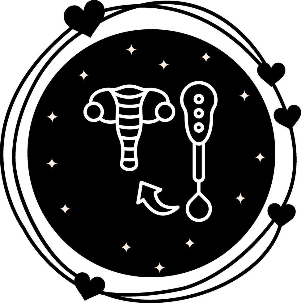 Pap Smear Test Strong Flat Feature vector