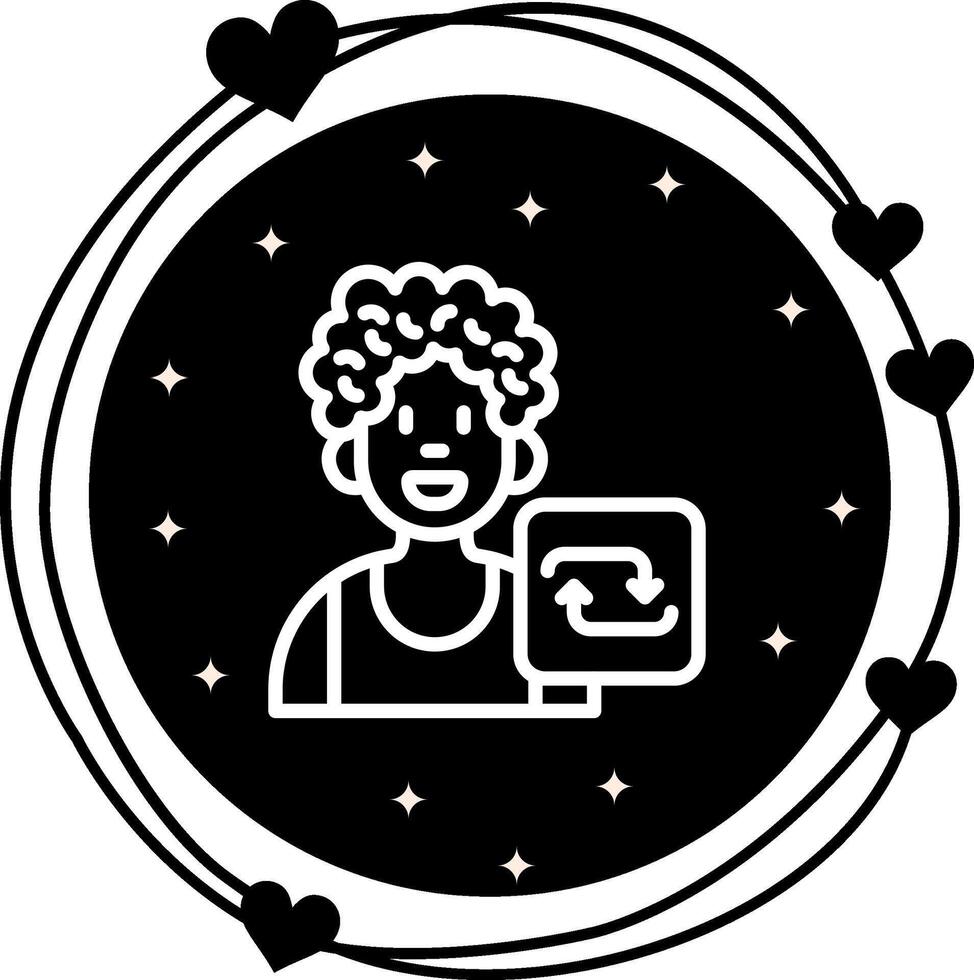 User Repeat Consistent Product Design Symbol vector