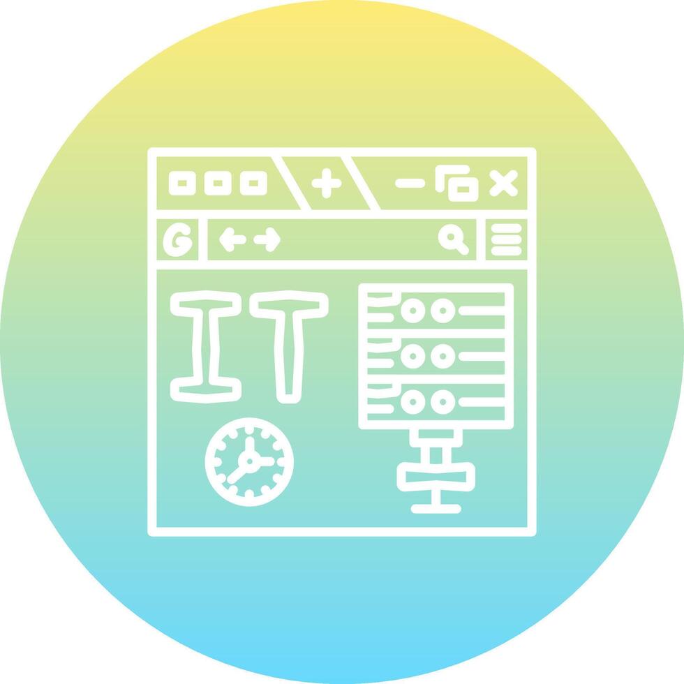 Website Cache Balanced Digital Design Shape vector