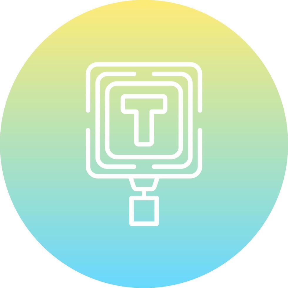 T Intersection Consistent UI Element vector