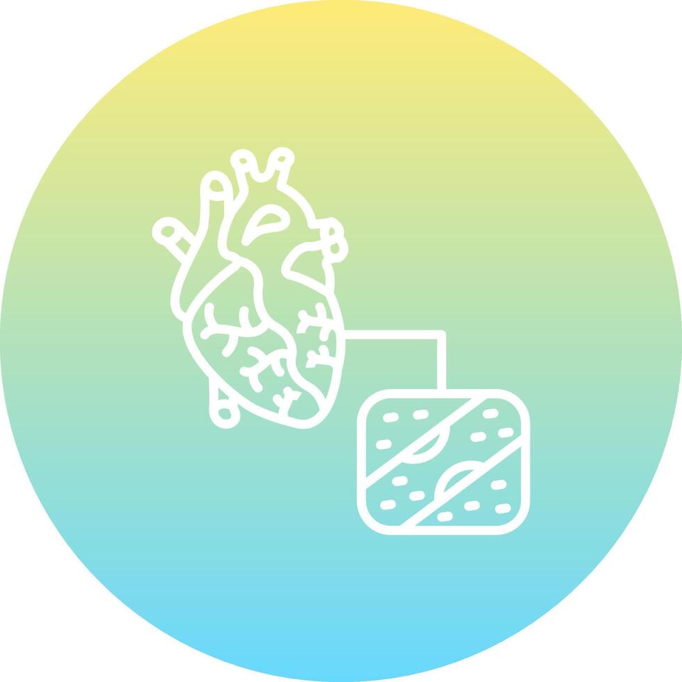 Coronary Artery Bypass Balanced Flat Design Feature vector