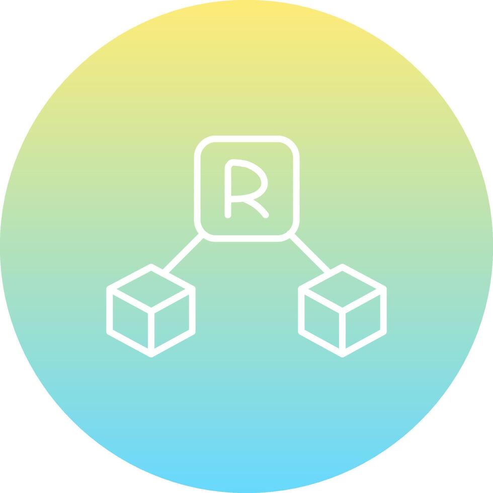 relación distintivo web gráfico elemento vector