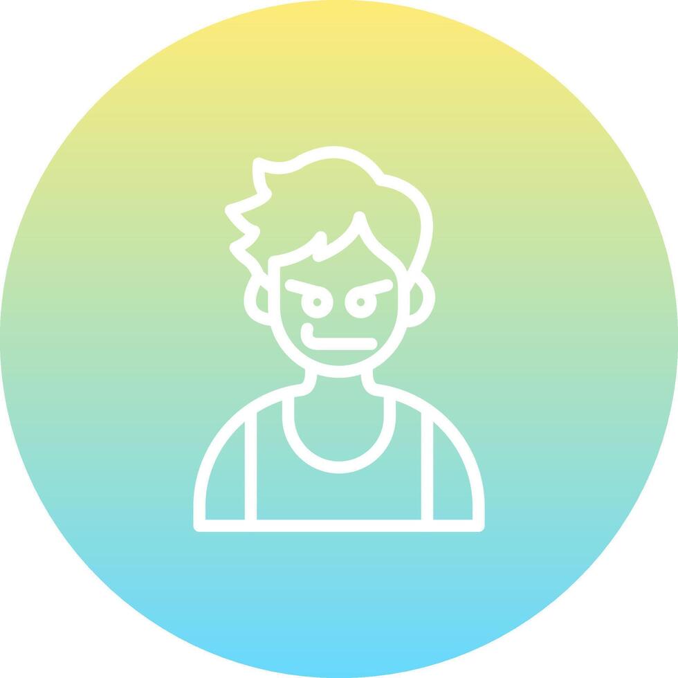 Bad Boy Balanced Flat Design Feature vector