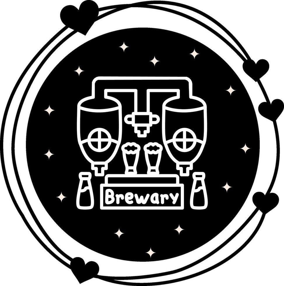 Brewery Functional User Interface Graphic vector