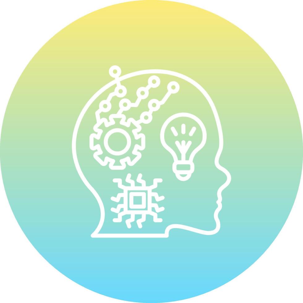 Machine Learning Compact Flat Layout vector