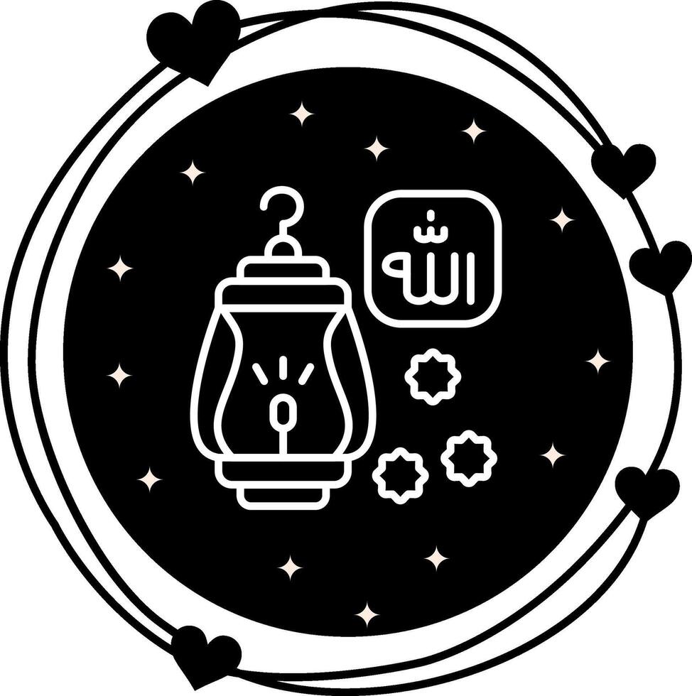 Hook Lantern Custom Minimal Symbol vector