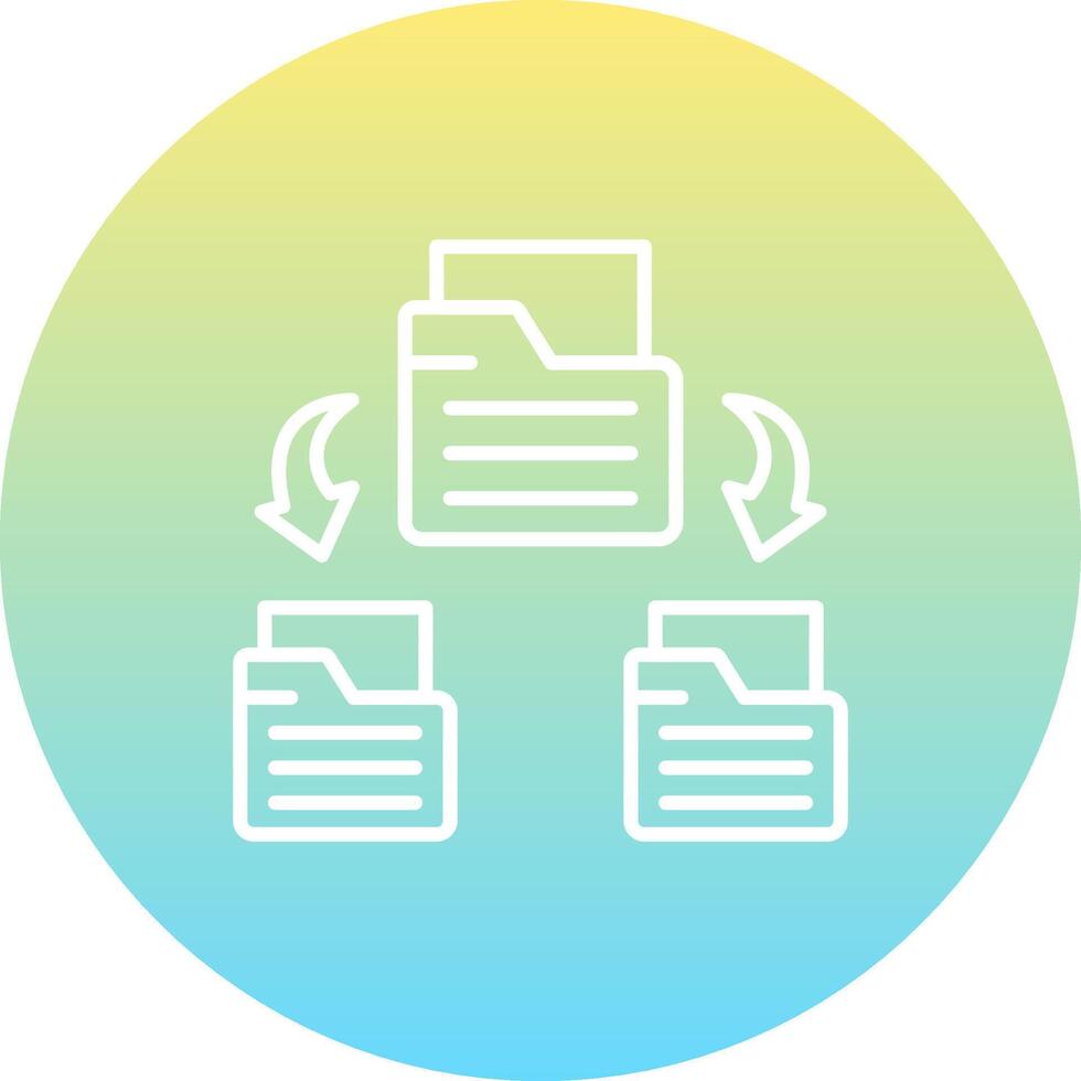 Folder Network High Resolution Graphic Illustration vector