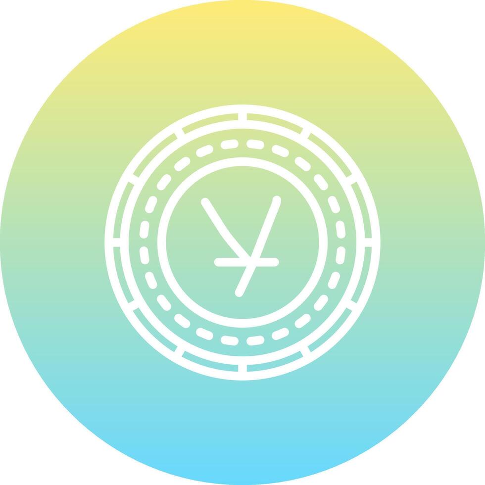 Yuan Coin Sharp Creative Design Object vector