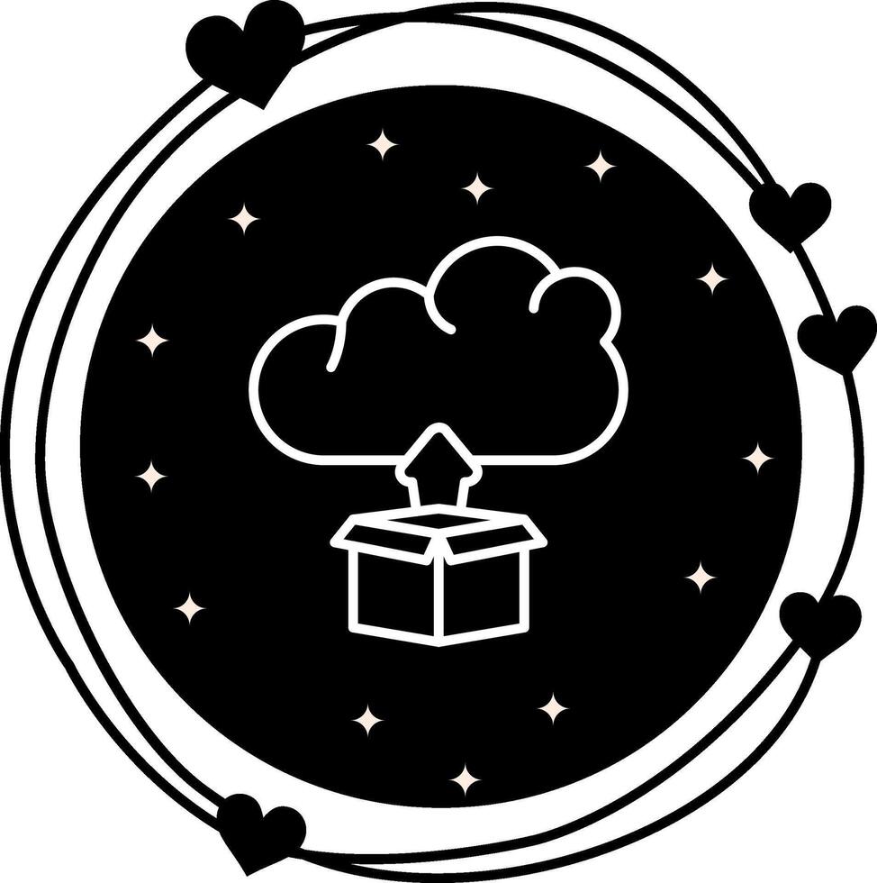 Cloud App Deployment Dynamic Branding Symbol vector