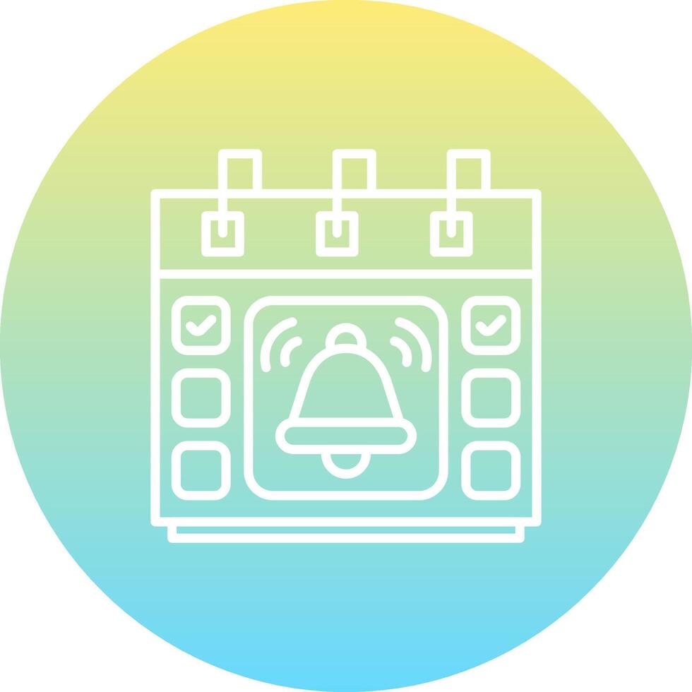 recordatorio calandrar avanzado ui gráfico diseño vector