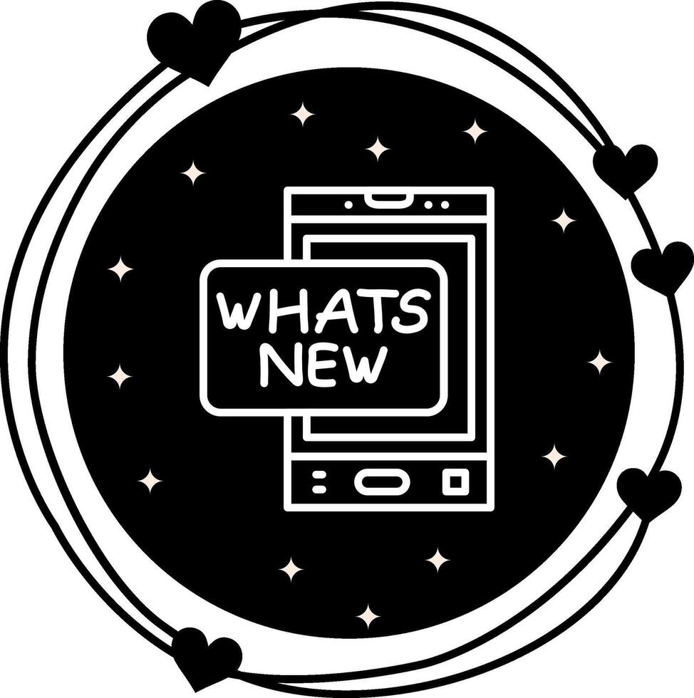 Whats New Custom User Interface Design vector