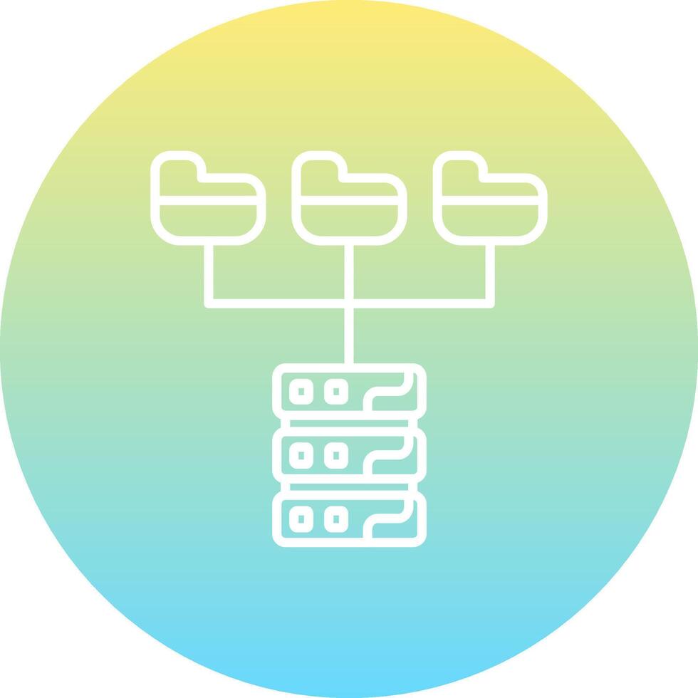 Data Model Abstract Digital Art Object vector