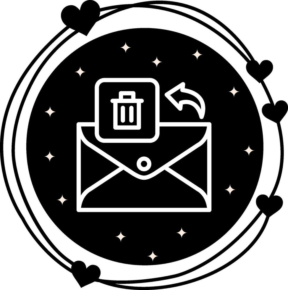 Email Garbage Fluid Abstract Design vector