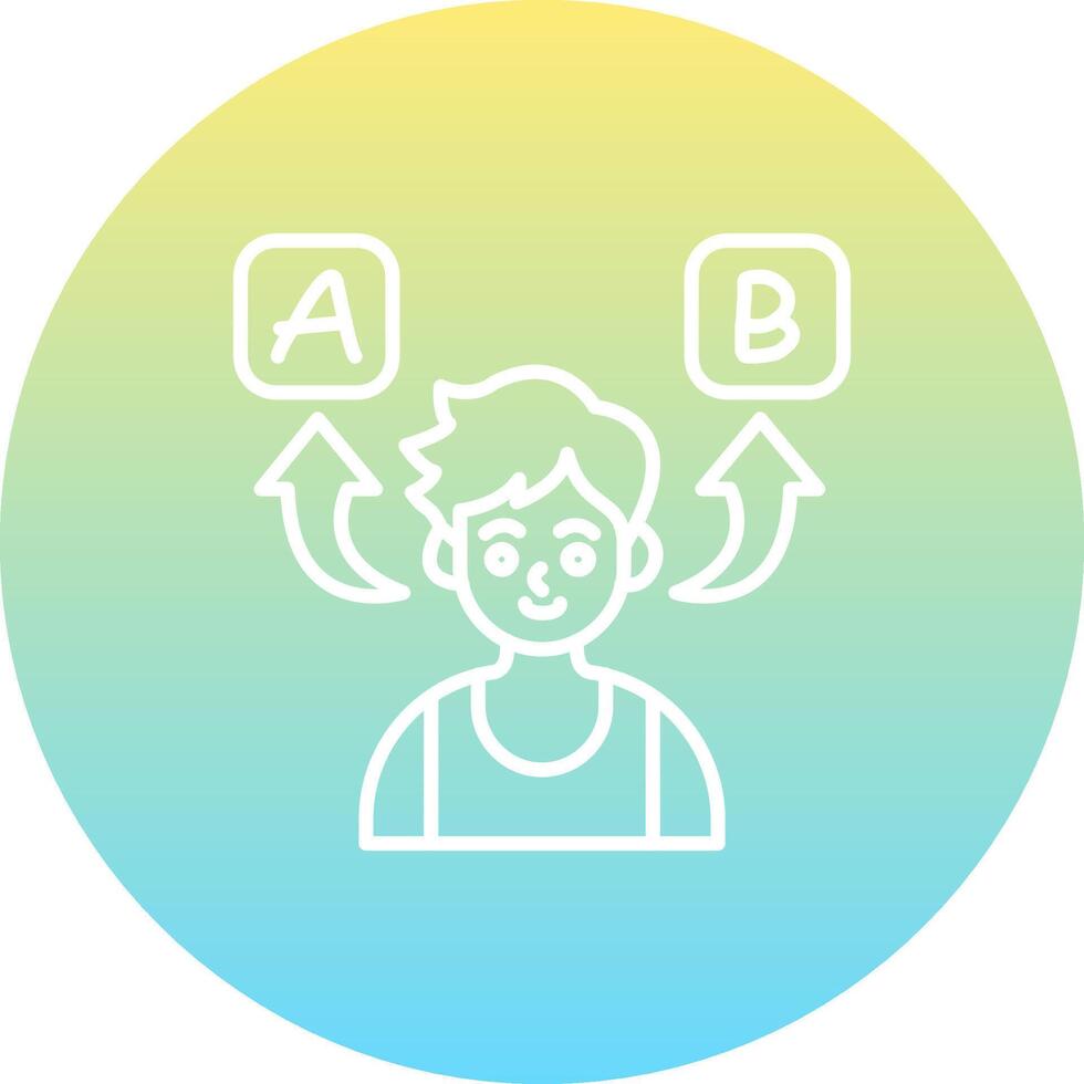 Decision Making Utility Focused Graphic Object vector