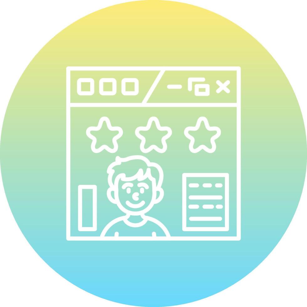 User Ratings Sharp Creative Design Object vector