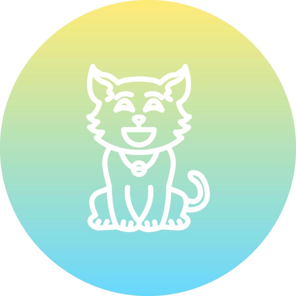 Happy Cat Custom User Interface Layout vector