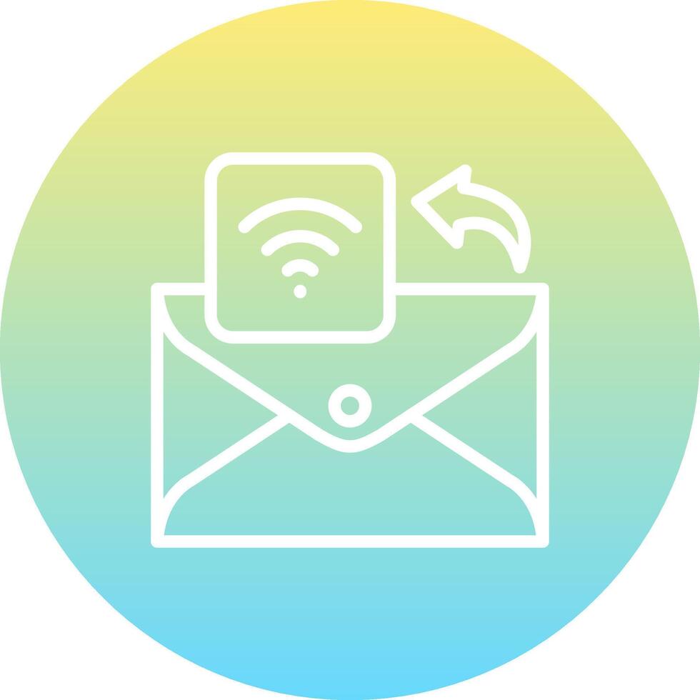 Email Internet Unique Minimal Graphic Shape vector