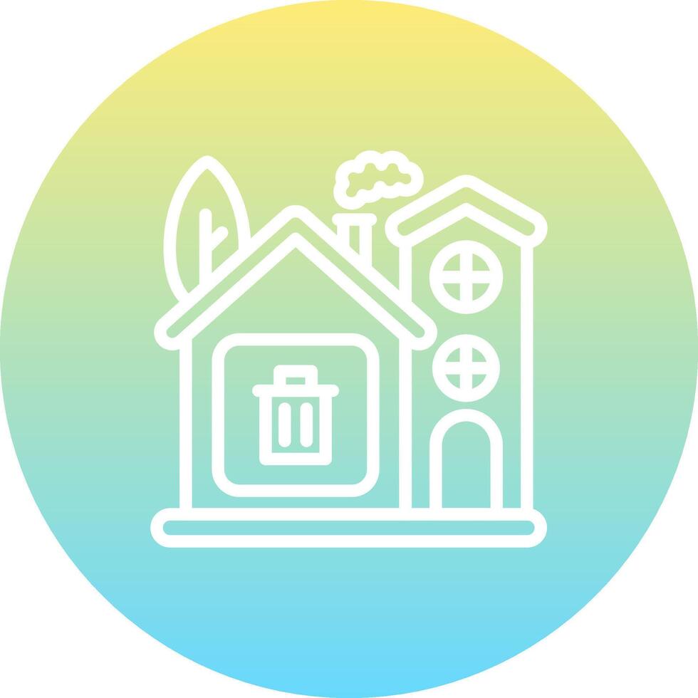 Home Garbage High Resolution Design Mark vector