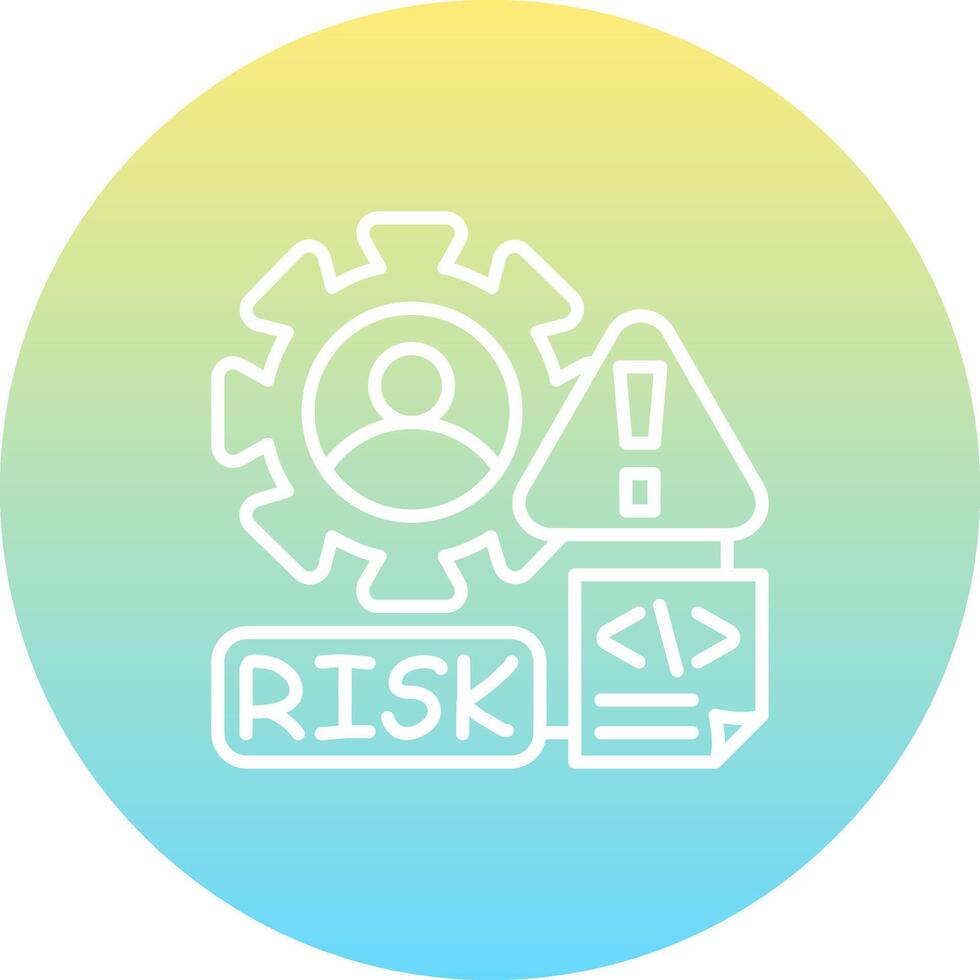 riesgo administración avanzado ui gráfico diseño vector
