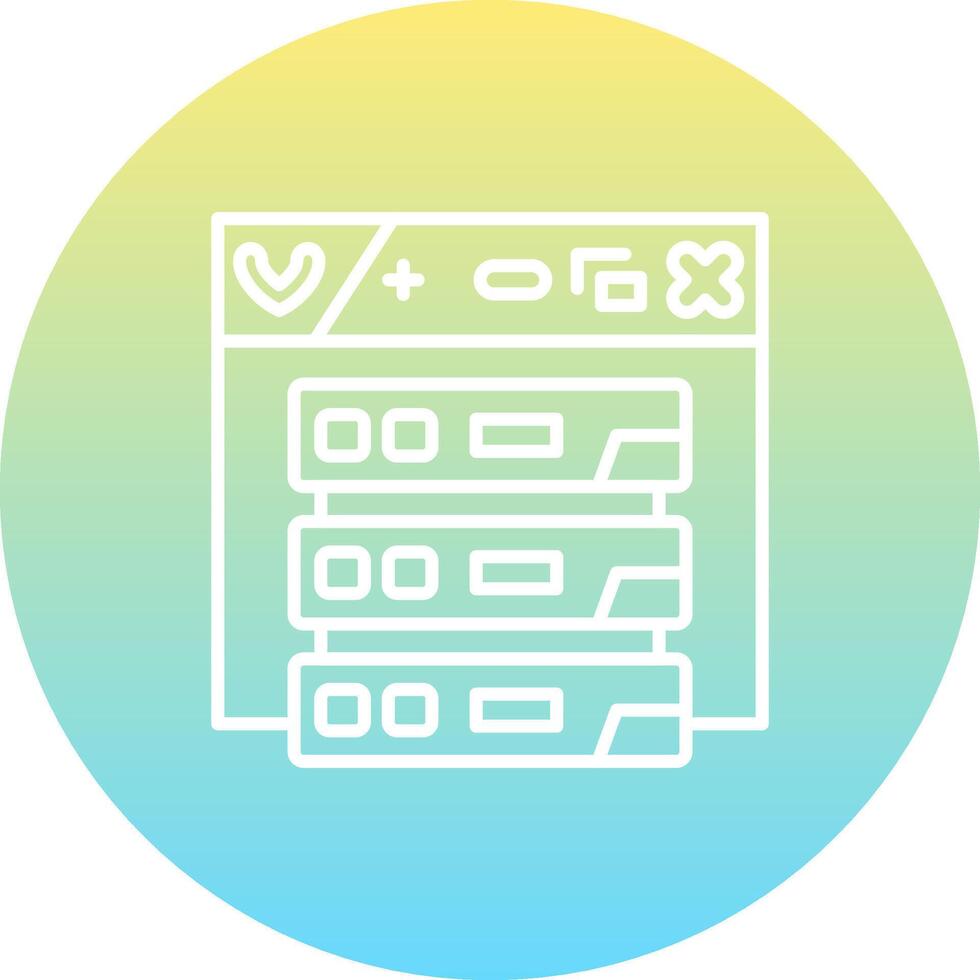 Online Server Adaptive Web Graphic Shape vector