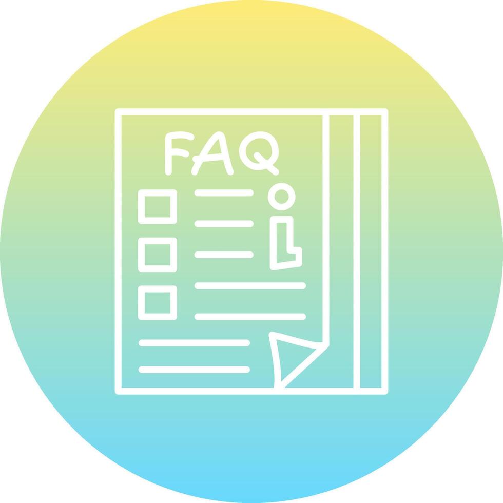Faq Documents Strong Visual Design Mark vector
