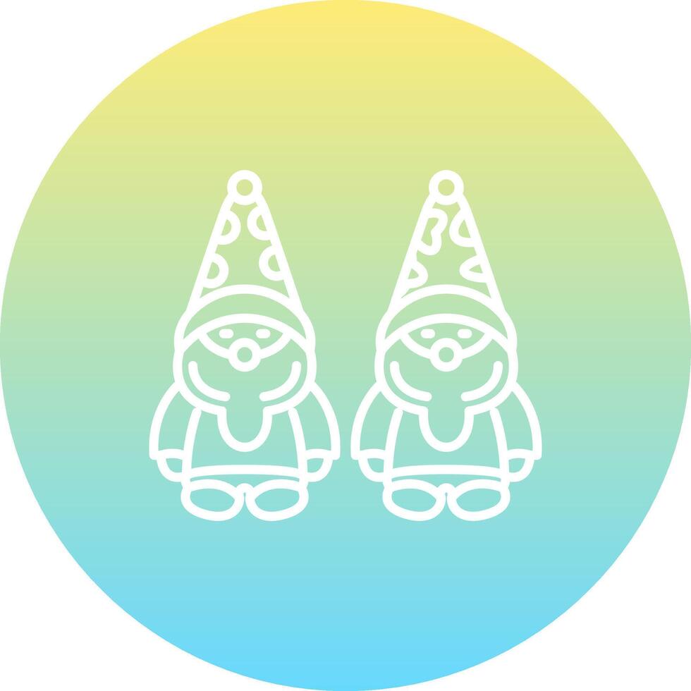 Gnome Sharp User Interface Sketch vector