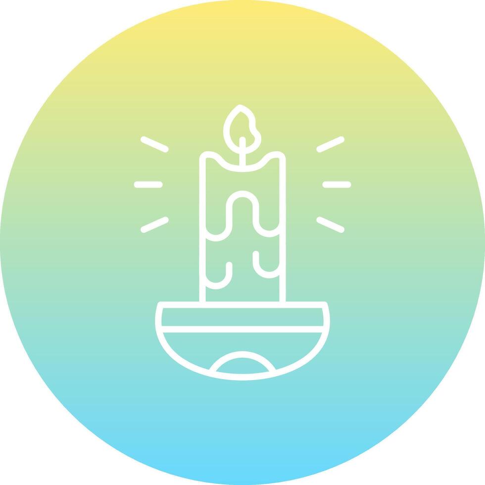 Candle Sharp Creative Design Object vector