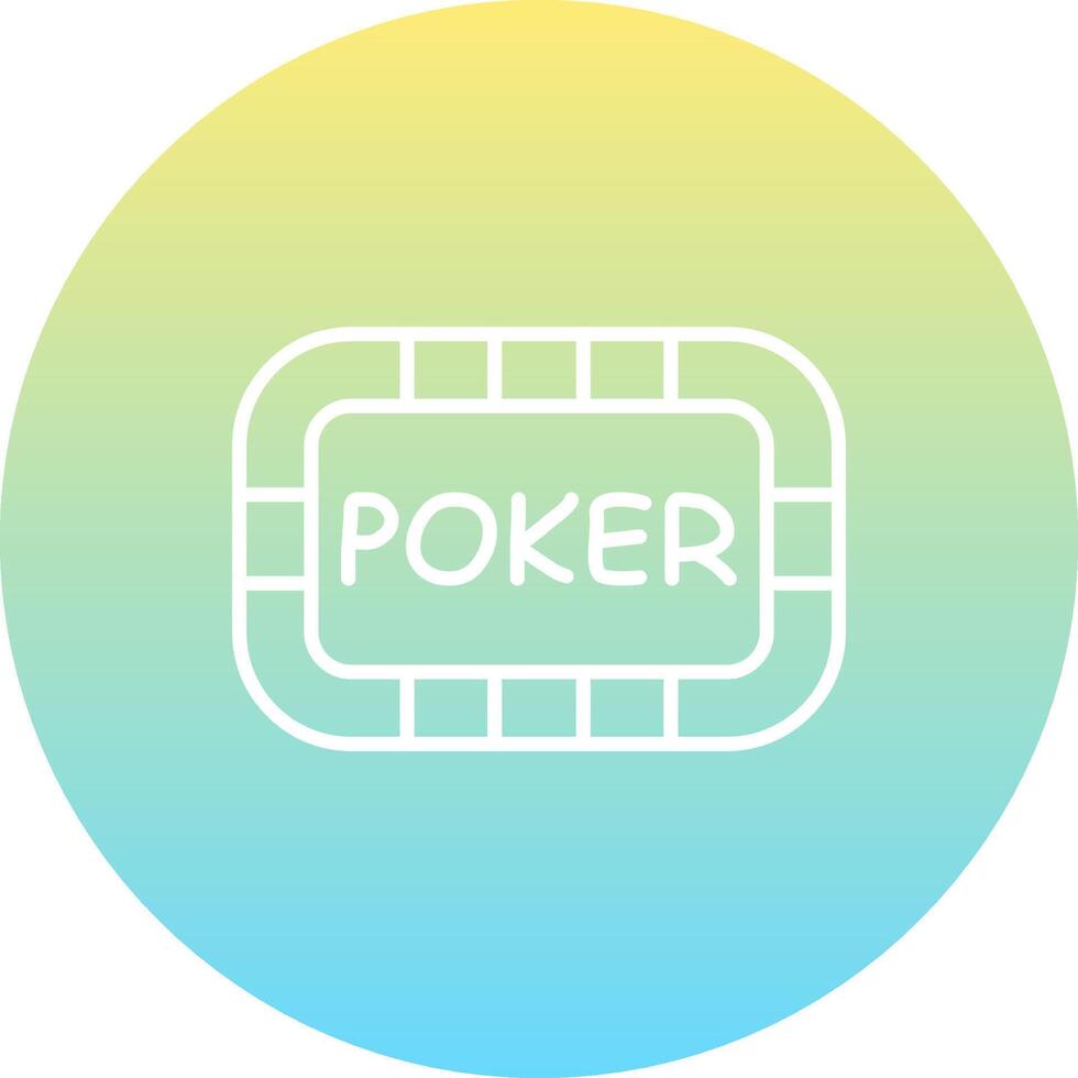 Poker Table Versatile UI Design Asset vector