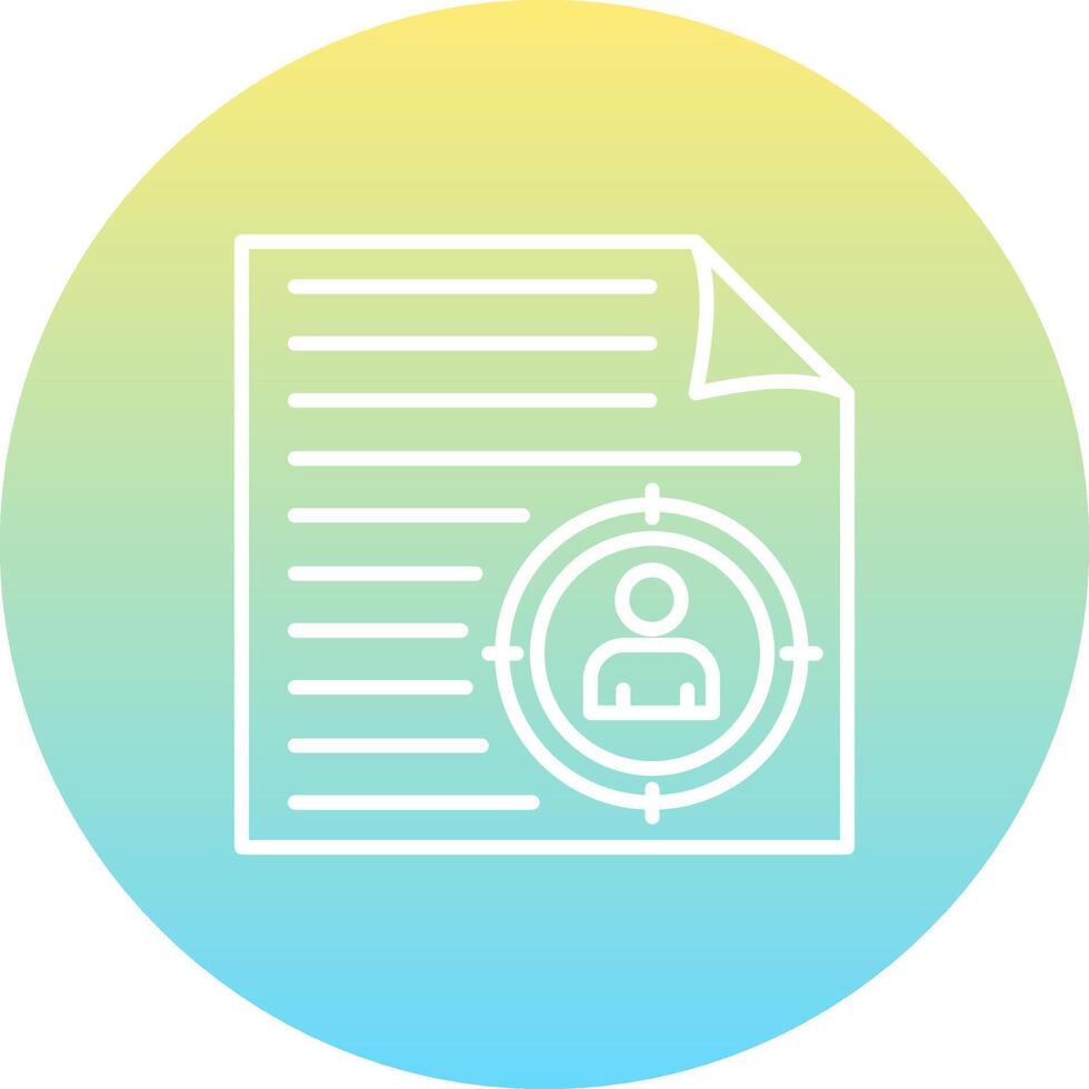 Target File Custom User Interface Layout vector