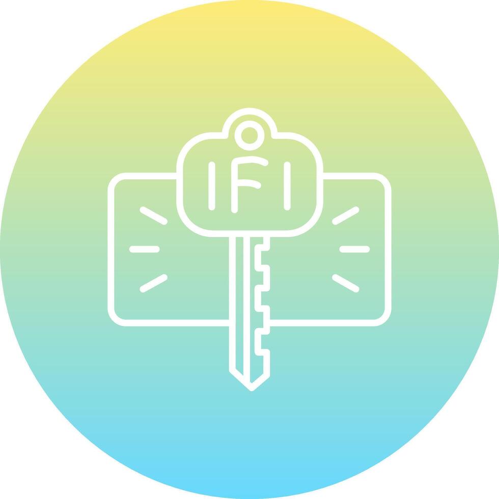 Foreign Key Consistent UI Element vector