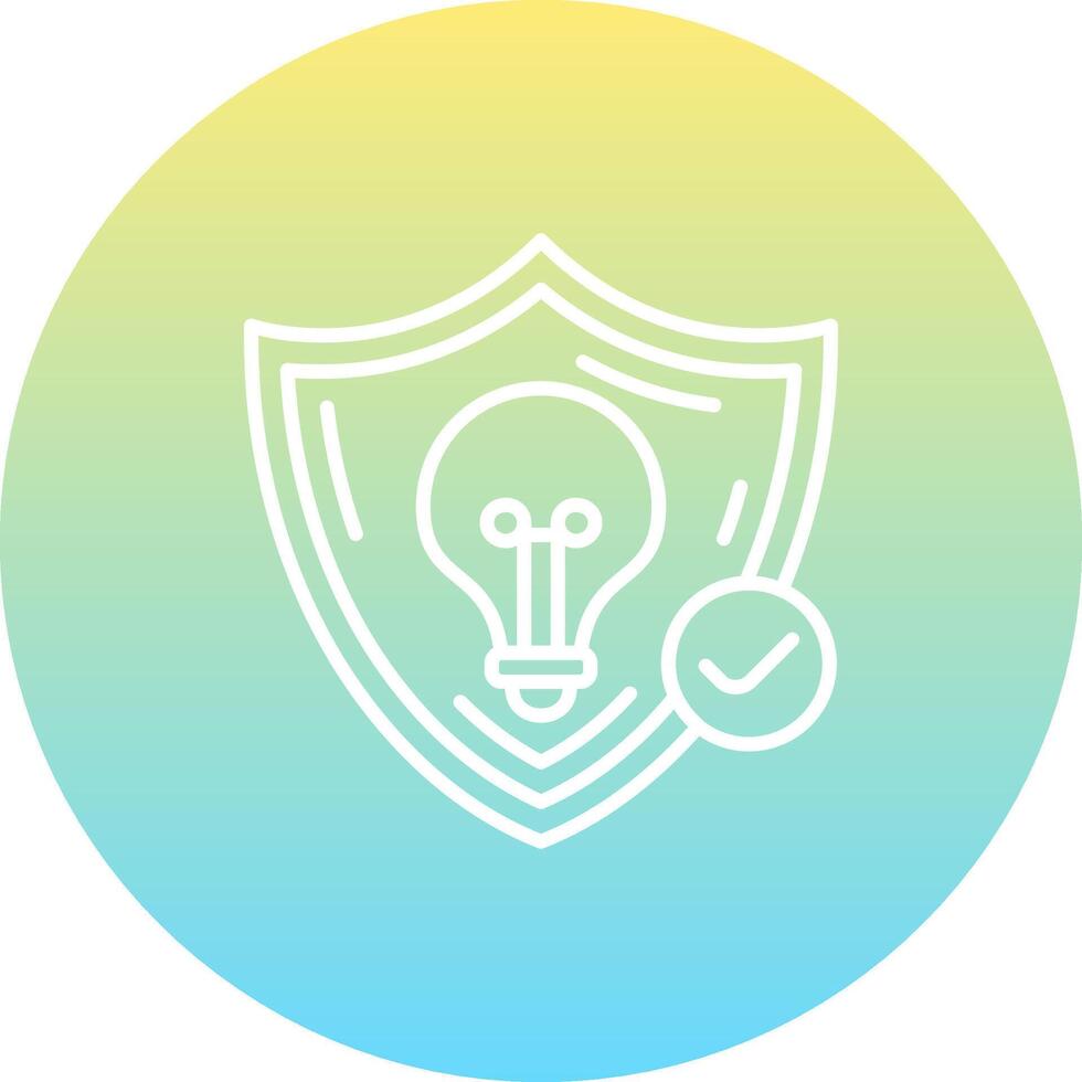 Idea Protect Balanced User Interface Element vector