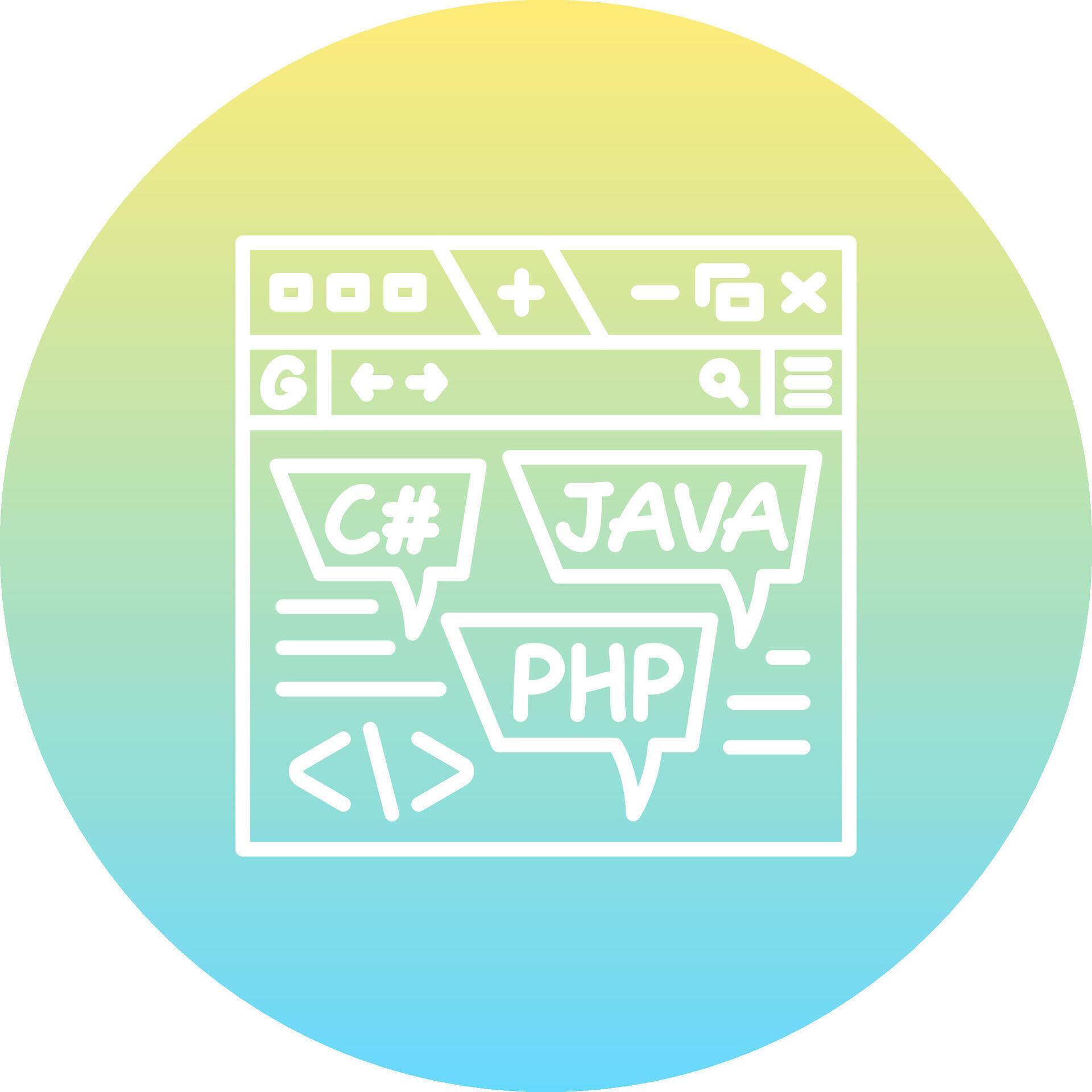 Shope Coding Coding Language Balanced Digital Design Shape 71743604 Vector Art at ...