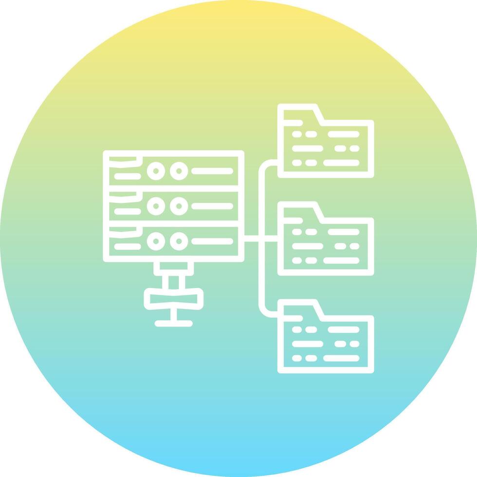 Server Classification Abstract Digital Art Object vector