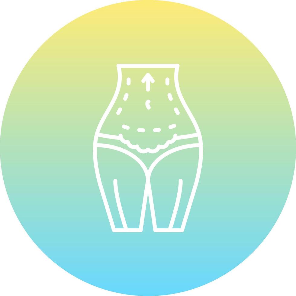 Abdominoplasty Optimized User Experience Asset vector