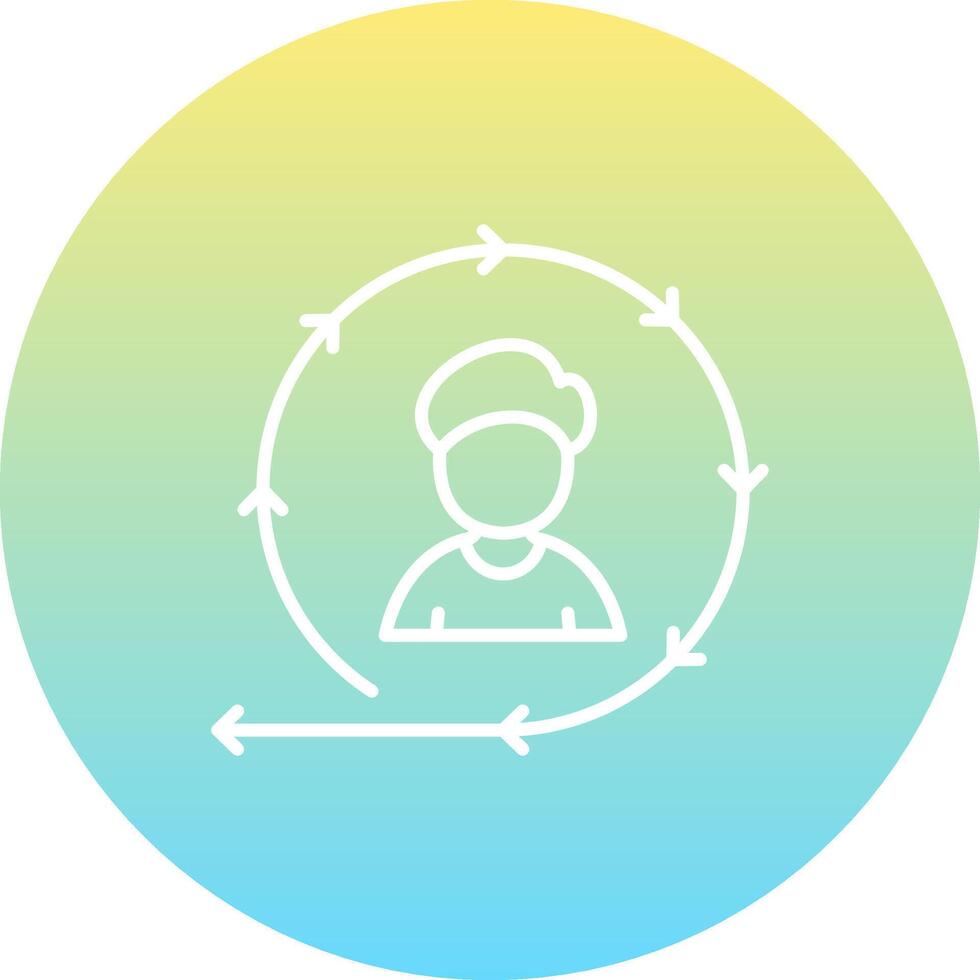 Continuity Clear Web Design Symbol vector